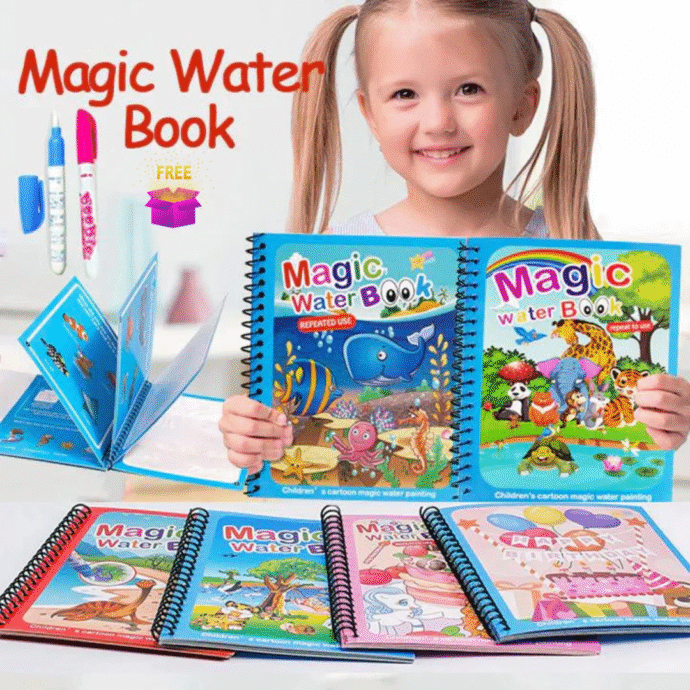 Livre magic de Coloriage كراس التلوين المائي